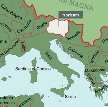 Noricum settlements - Argentum