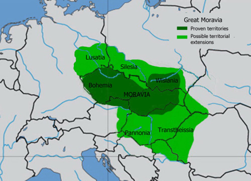 Tribes in Czechia around 500 A.D. - Maps on the Web